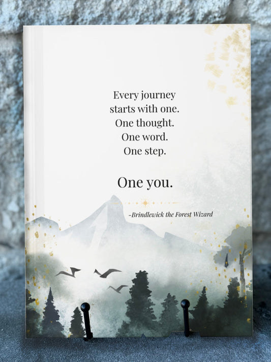 Hardcover Journal — "One You" by Brindlewick